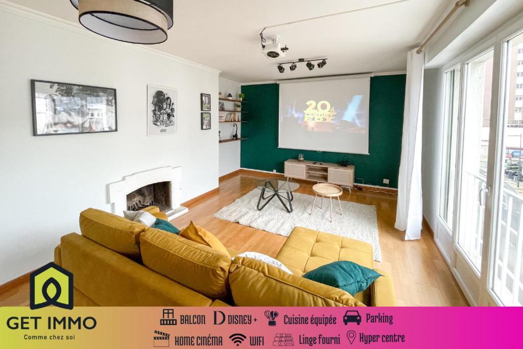 Cinema & Disney Avec Balcon & Parking En Hyper Centre Amiens Eksteriør bilde